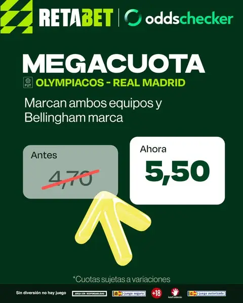 Кадр рекламы Oddschecker en español