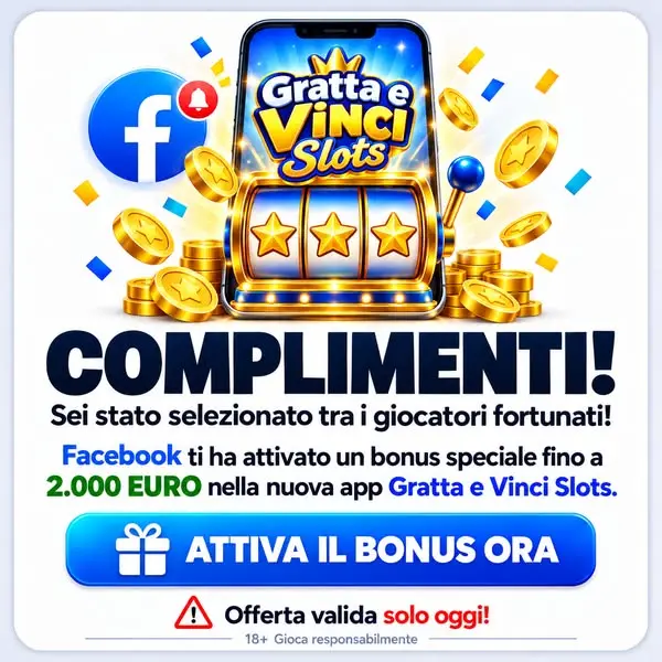 Кадр рекламы Gratta e Vinci Slot