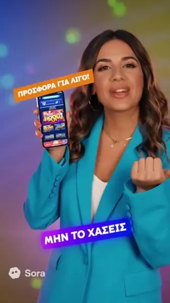 Кадр рекламы Play ΟΠΑΠ Online