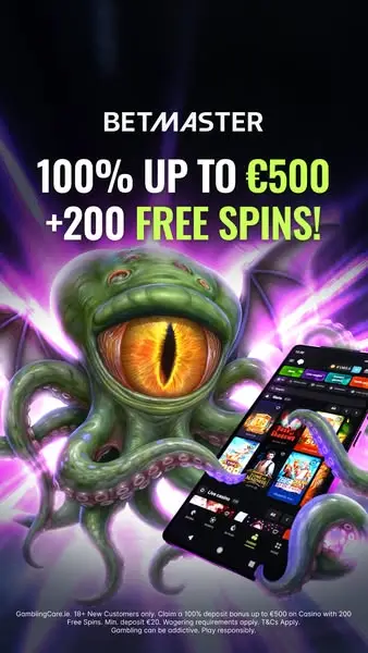 Кадр рекламы Betmaster Ireland