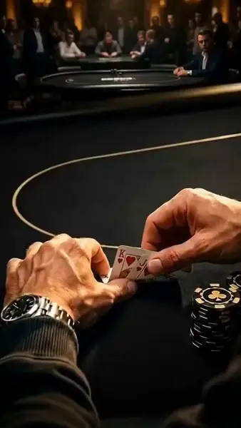 Кадр рекламы Poker není hazard, Poker je sport!