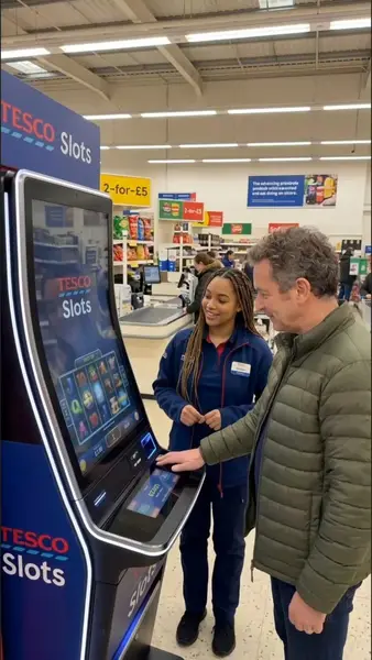 Кадр рекламы Tesco uk