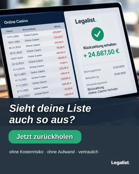 Кадр рекламы Legalist Prozessfinanzierung