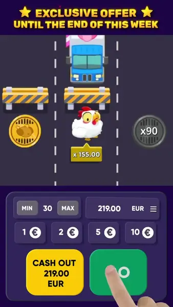 Кадр рекламы Chicken Road
