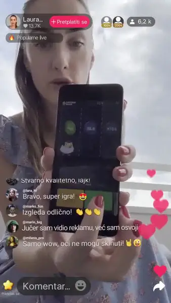Кадр рекламы Spin Horizon