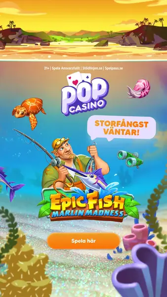 Кадр рекламы Pop Casino