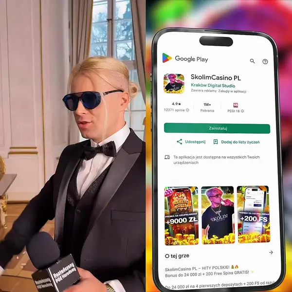 Кадр рекламы Skolim Aplikacja