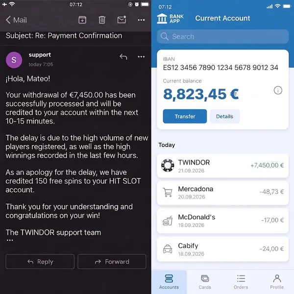 Кадр рекламы Big win