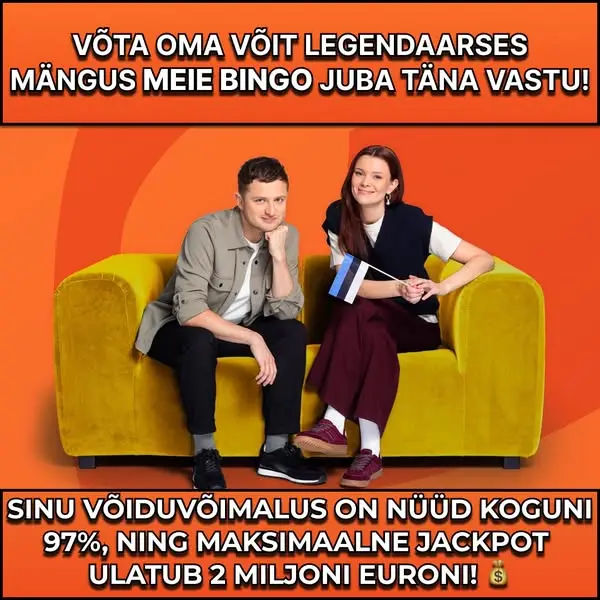 Кадр рекламы Meie Bingo Club