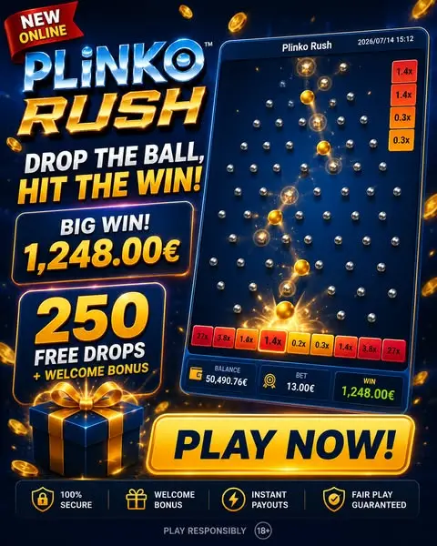 Кадр рекламы Plinko games