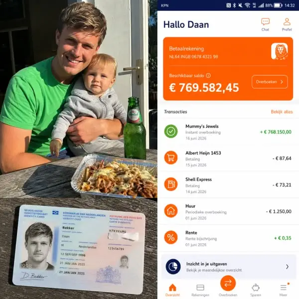 Кадр рекламы Daan Bakker