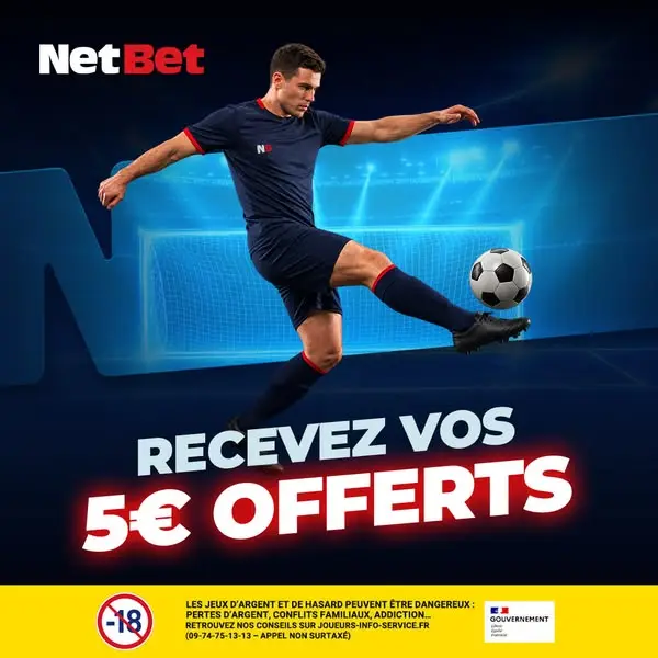 Кадр рекламы NetBet Sports France