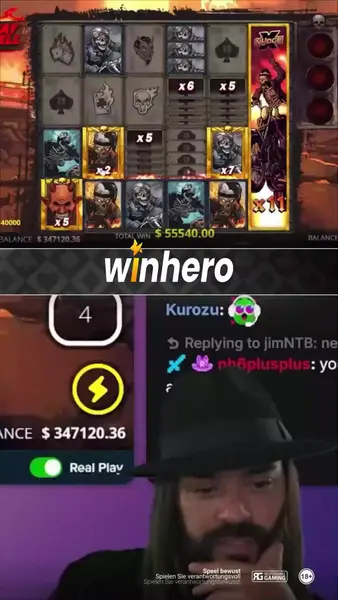 Кадр рекламы WinHero EU casino