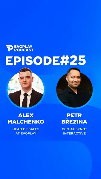 Кадр рекламы Evoplay Podcast