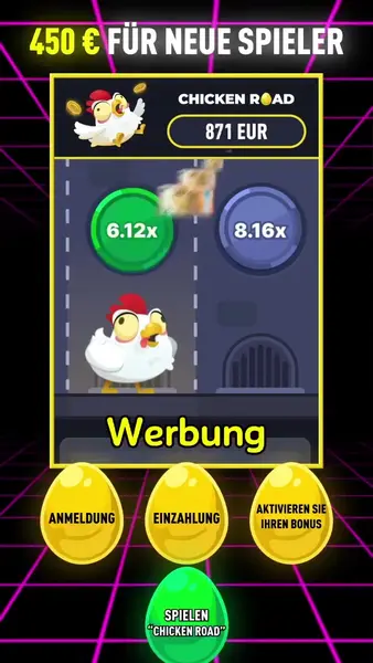 Кадр рекламы Chicken Road