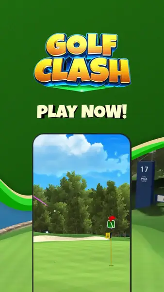 Кадр рекламы Golf Clash
