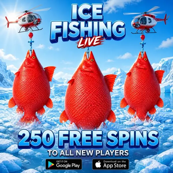 Кадр рекламы Ice Fishing Live