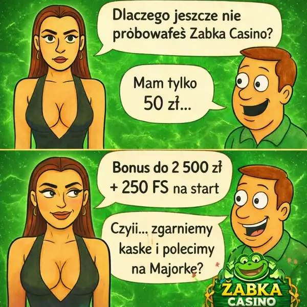 Кадр рекламы Żabka Kasyno