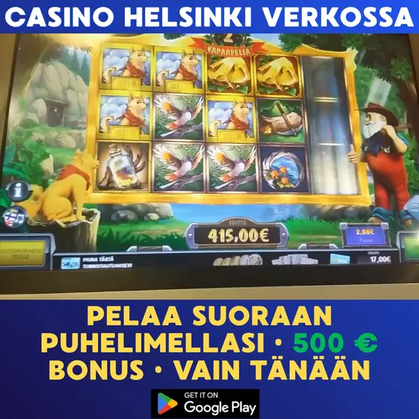 Кадр рекламы Helsinki slots