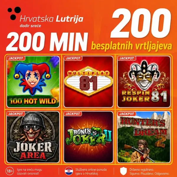 Кадр рекламы Hrvatska Lutrija Online