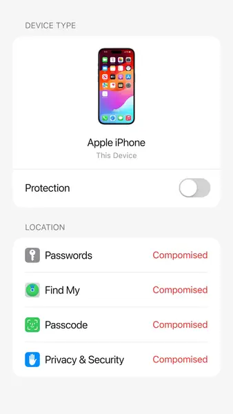 Кадр рекламы ClearGuard iOS