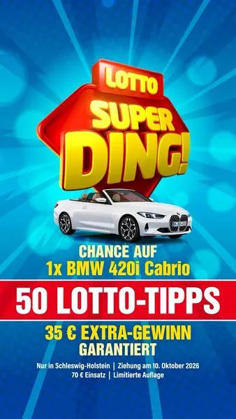 Кадр рекламы LOTTO Schleswig-Holstein