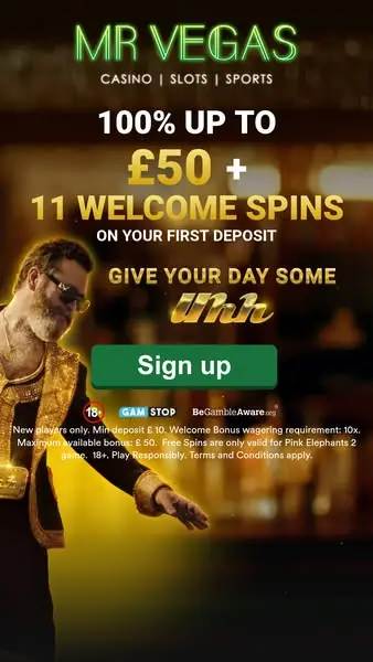Кадр рекламы Mr Vegas