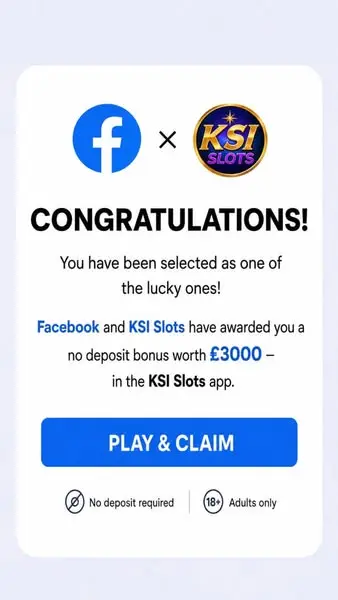 Кадр рекламы KSI Slots