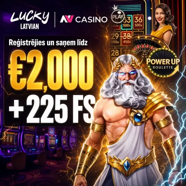 Кадр рекламы Lucky Latvian World