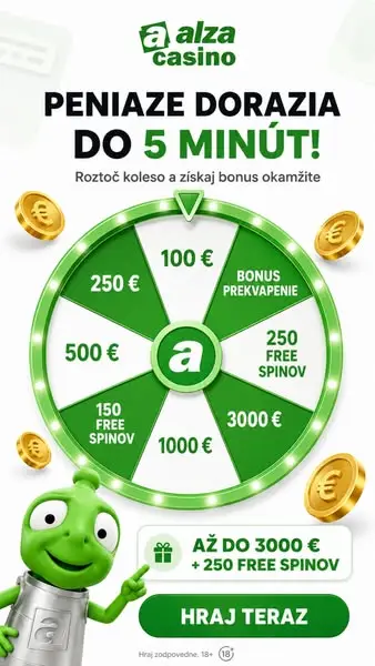 Кадр рекламы Alza Slots