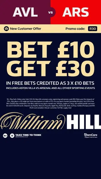 Кадр рекламы William Hill