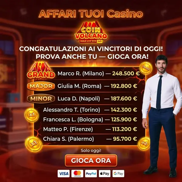 Кадр рекламы Affari Tuoi Casino