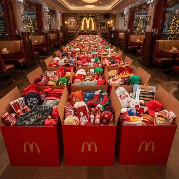 Кадр рекламы Cadeaux et Inspiration pour les Fêtes