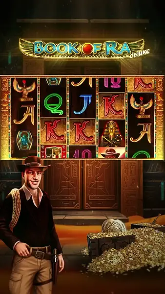 Кадр рекламы Book of Ra