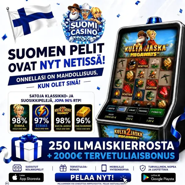 Кадр рекламы Suomi Casino