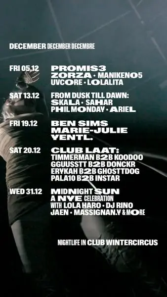 Кадр рекламы Club Wintercircus