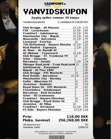 Кадр рекламы Cashpoint Sportsspil Danmark