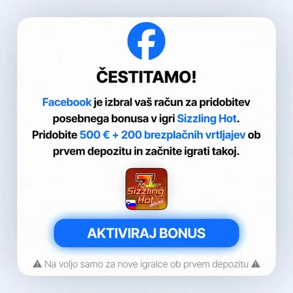 Кадр рекламы Sizzling Jackpot Sl