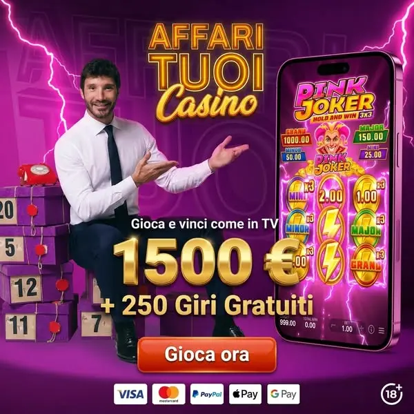 Кадр рекламы Affari Tuoi Casino