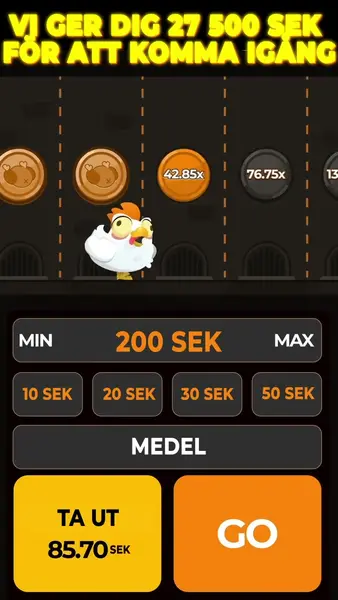 Кадр рекламы Chicken road