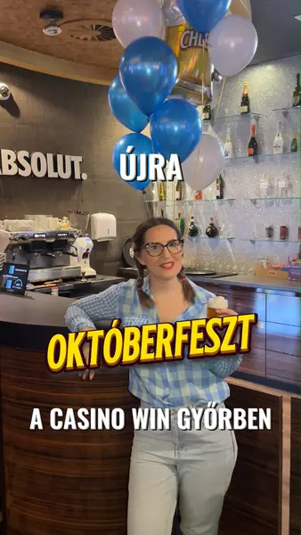 Кадр рекламы Casino WIN Győr