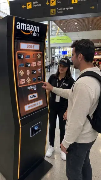 Кадр рекламы Amazon Slots