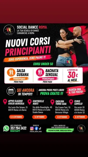 Кадр рекламы Social Dance Roma