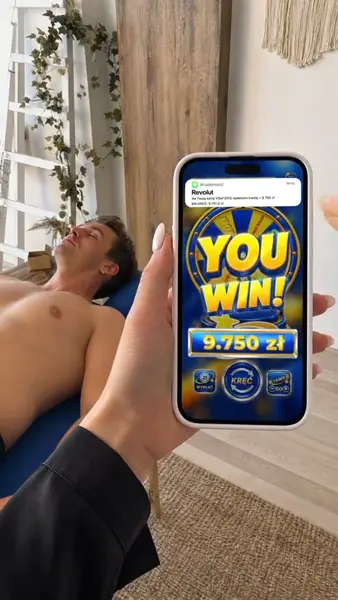 Кадр рекламы Bonus dla nowych graczy