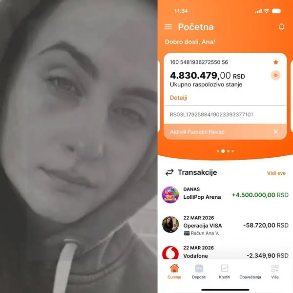 Кадр рекламы Ana Perić