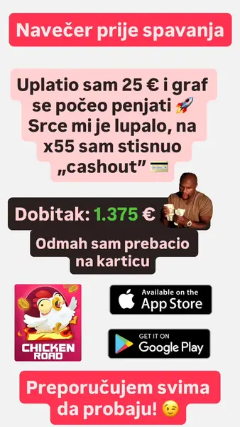 Кадр рекламы Chicken Road
