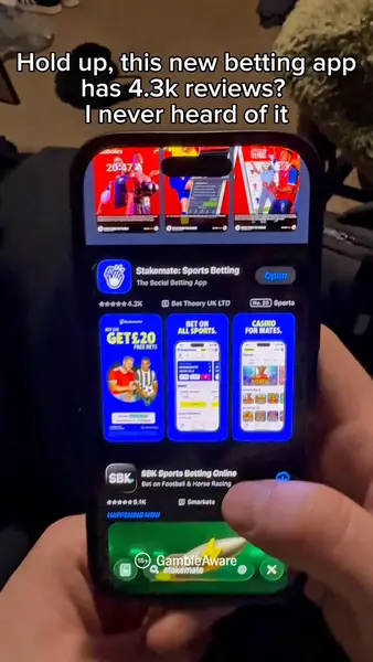 Кадр рекламы Stakemate UK
