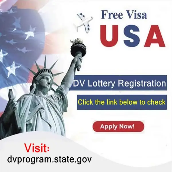 Кадр рекламы DV Lottery In USA