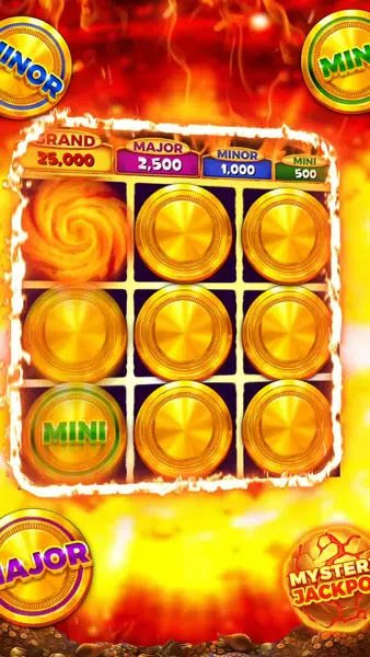 Кадр рекламы Coin Volcano