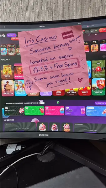 Кадр рекламы Iris Casino